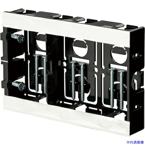 オレンジブック トラスコ中山　TRUSCO日動電工 配ボックス薄型3個用SM27B3(SM27B3) 〔品番:SM27B3〕[ 注番:6088138]特長●コネクタ不要です。●底面はニッパ等で簡単に取り外せます。●場所を取らない深さ27mmの薄型仕様です。●CD管・PFS管16をコネクタを使わず直接配管ができます。仕様●色：ブラック仕様2材質/仕上●硬質塩化ビニルセット内容/付属品●皿先とがりM4×40（3個用×6本）2条タッピン3.9×28（2個用・3個用×2本）注意原産国（名称）日本JANコード4571486568323本体質量129gオレンジブック トラスコ中山　TRUSCO日動電工 配ボックス薄型3個用SM27B3(SM27B3) 〔品番:SM27B3〕[注番:6088138][本体質量：129g]分類》電子機器》電設配線部品》ケーブル固定具☆納期情報：オレンジブック掲載以外でメーカー直送品【法人限定＝会社名ご記入お願い致します。】