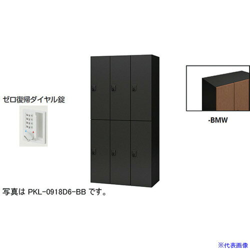 ■NAIKI パーソナルロッカー PKL0918DR6BMW(6124271)[送料別途お見積り][法人限定][外直送]