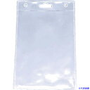 ■ジャストCorp. ソフトカードケース(大/105×148mm)A6【カード縦向き】チャック無し10枚入り NSPATA6VU(6230286)