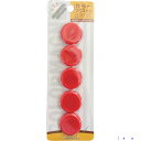 ■サンケー カラーマグネット 30φ 赤 5個入 CMRS30RD(6286397)