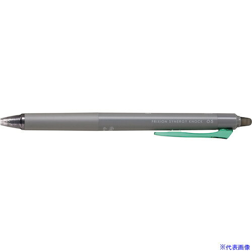 オレンジブック トラスコ中山　TRUSCOPILOT 消せるボールペン フリクションシナジーノック 0.5 グリーン 〔品番:LFSK15G〕[ 注番:6350410]特長●「なめらかな書き味」「書き出しの良さ」「強いペン先」を備えた『シナジーチップ』搭載の消せるボールペン、フリクションです。●0.5mmモデルで、特になめらかな筆記が可能です。●書いた筆跡が消去できるので図面への筆記などに適しています。用途●紙への筆記に。仕様●芯径(mm)：0.5●インク色：グリーン●替芯：LFRF-15-G●筆記線幅(mm)：0.25●キャップ式/ノック式：クリップスライドノック式●本体色：グレー●軸径(mm)：10.5●全長(mm)：142仕様2●シナジーチップ搭載材質/仕上●軸さや：樹脂+ラバーセット内容/付属品注意原産国（名称）日本JANコード4902505663369本体質量9.3gオレンジブック トラスコ中山　TRUSCOPILOT 消せるボールペン フリクションシナジーノック 0.5 グリーン 〔品番:LFSK15G〕[注番:6350410][本体質量：9.3g]《包装時基本サイズ：142×15×11》〔包装時質量：9g〕分類》オフィス・住設用品》文具・事務用品》筆記具☆納期情報：メーカー取り寄品（弊社より発送）