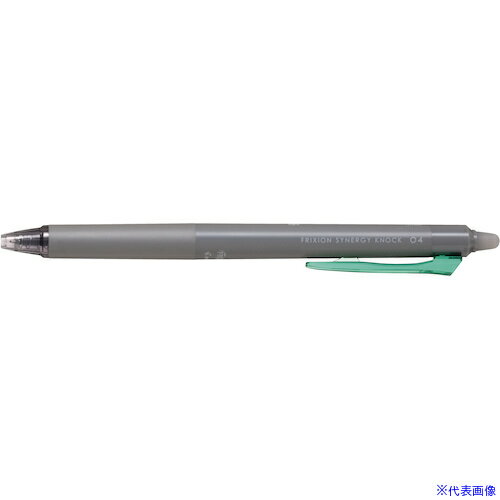 オレンジブック トラスコ中山　TRUSCOPILOT 消せるボールペン フリクションシナジーノック 0.4 グリーン 〔品番:LFSK14G〕[ 注番:6350442]特長●「なめらかな書き味」「書き出しの良さ」「強いペン先」を備えた『シナジーチップ』搭載の消せるボールペン、フリクションです。●0.4mmモデルで、なめらかな筆記と細かいところへの筆記を両立しています。●書いた筆跡が消去できるので図面への筆記などに適しています。用途●紙への筆記に。仕様●芯径(mm)：0.4●インク色：グリーン●替芯：LFRF-14-G●筆記線幅(mm)：0.2●キャップ式/ノック式：クリップスライドノック式●本体色：グレー●軸径(mm)：10.5●全長(mm)：142仕様2●シナジーチップ搭載材質/仕上●軸さや：樹脂+ラバーセット内容/付属品注意原産国（名称）日本JANコード4902505663284本体質量9.3gオレンジブック トラスコ中山　TRUSCOPILOT 消せるボールペン フリクションシナジーノック 0.4 グリーン 〔品番:LFSK14G〕[注番:6350442][本体質量：9.3g]《包装時基本サイズ：142×15×11》〔包装時質量：9g〕分類》オフィス・住設用品》文具・事務用品》筆記具☆納期情報：メーカー取り寄品（弊社より発送）