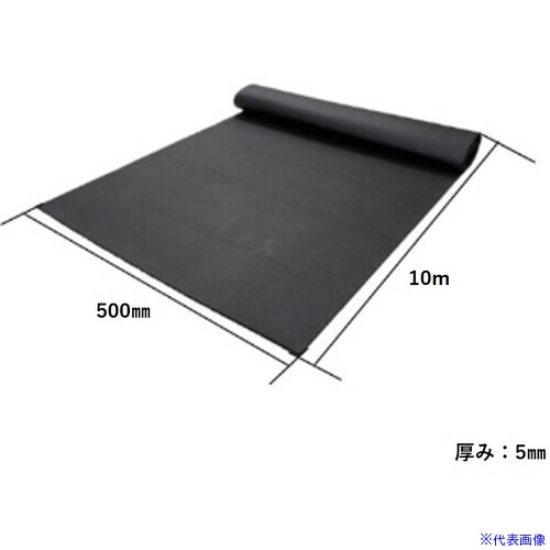 ■WAKI EPDMスポンジタフ 5X500X10m EPTT13(6352078)[送料別途お見積り][法人限定][掲外取寄]