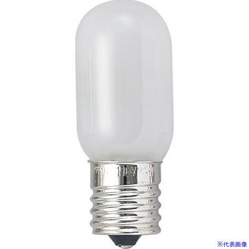 ■YAZAWA ナツメ球10Wホワイト口金E17 T201710W(6429967)[送料別途見積り][法人・事業所限定][掲外取寄]