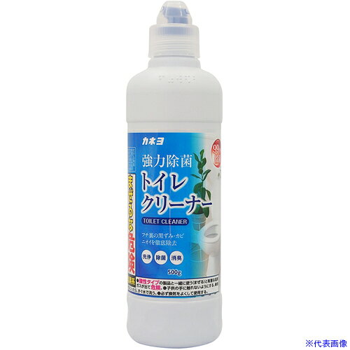 オレンジブック トラスコ中山　TRUSCOカネヨ 強力除菌トイレクリーナー 500g 〔品番:305058〕[ 注番:6452093]特長●頑固な汚れをこすらずに落とします。●洗浄・除菌。用途●トイレ用洗浄剤仕様●容量(g)：500●幅(mm)：67●奥行(mm)：67●高さ(mm)：238●ケース入数：24●標準使用量：【便器の内側】原液を2押し（約20ml）程度【便座やフタ、タンク、タイル等】水1Lに原液を1押し（約10ml）の割合でうすめる仕様2●次亜塩素酸ナトリウム配合で頑固な汚れをこすらずに落とします。●便器のフチ裏の黒カビや黒ずみスッキリ。●洗浄・除菌効果。材質/仕上●液体セット内容/付属品注意●酸性タイプの製品や食酢・アルコール等と混ざると有害なガスが発生して危険。原産国（名称）日本JANコード4901329220901本体質量552gオレンジブック トラスコ中山　TRUSCOカネヨ 強力除菌トイレクリーナー 500g 〔品番:305058〕[注番:6452093][本体質量：552g]《包装時基本サイズ：67×67×238》〔包装時質量：552g〕分類》清掃・衛生用品》労働衛生用品》トイレ用品☆納期情報：オレンジブック掲載以外でメーカー直送品【法人限定＝会社名ご記入お願い致します。】