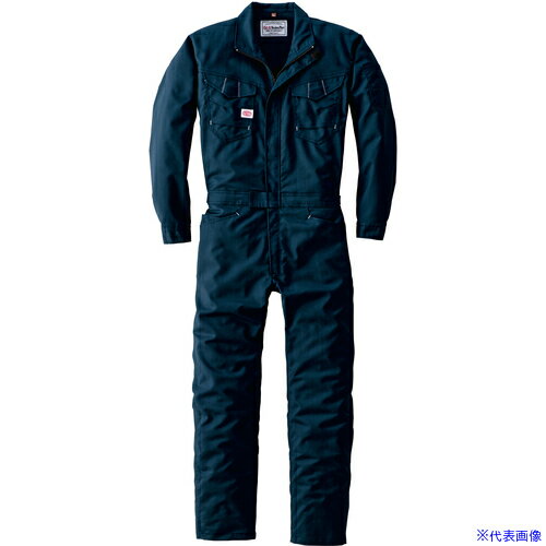 ■AUTO-BI つなぎ服-001-ネイビーブルー-3Lサイズ 230110013L(6503574)[送料別途お見積り][法人限定][掲外取寄]