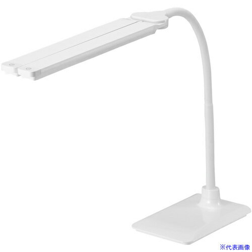 ■YAZAWA LED2灯スタンドライト調光機能付き SDL13D01WH(6513096)[送料別途見積り][法人・事業所限定][掲外取寄]