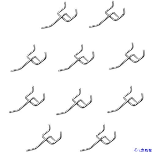 ■アストロプロダクツ 穴あきパネル用T形フック(10個入) 2026000012490(6516052)[送...