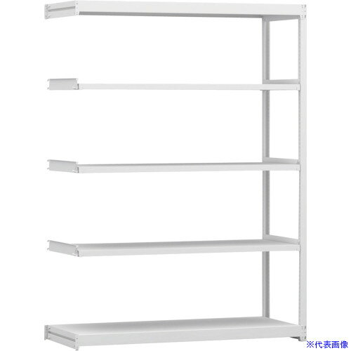 ■金剛 中軽量棚BLM 連結 有効4段 1500×600×2100 BLM571605SAR(6523908)[送料別途お見積り][法人限定][外直送]