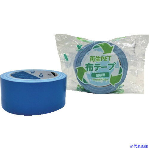 Cloth Tape - ■TERAOKA 再生PET布テープ No.1605 青 50mm×25M 1605B50X25(6527458)