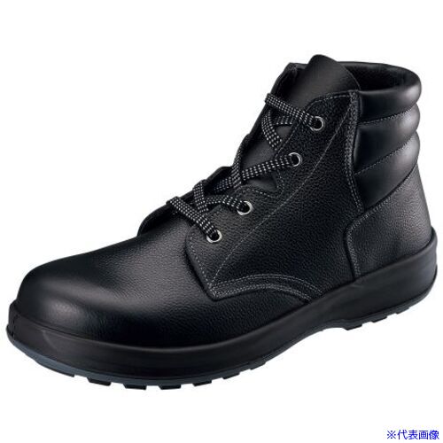 ■シモン 安全靴 中編上 SF22黒 27.5cm SF22BK275(6531958)