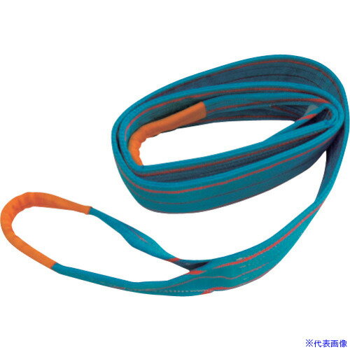 ■TESAC ブルースリング(JIS4等級・両端アイ形)荷重6.3t 全長6.5m 4E150X6.5(6536653)[送料別途見積り][..