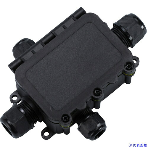 オレンジブック トラスコ中山　TRUSCOタカチ 防水ジャンクションボックス 〔品番:JW4WN〕[ 注番:6538590]特長●低価格な防水ジャンクションボックスです。●カバーがヒンジ開閉式でメンテナンスが容易です。●IP67相当の防水、端子台の結線はネジ式です。仕様●色：ブラック●長さ(mm)：136●幅(mm)：97●高さ(mm)：37.5●カバー締付トルク(N・m)：0.5〜0.6仕様2●保護等級：IP67相当材質/仕上セット内容/付属品注意原産国（名称）中国JANコード本体質量101gオレンジブック トラスコ中山　TRUSCOタカチ 防水ジャンクションボックス 〔品番:JW4WN〕[注番:6538590][本体質量：101g]《包装時基本サイズ：27×19×14》〔包装時質量：430g〕分類》電子機器》電気・電子部品》端子台☆納期情報：メーカー取り寄品（弊社より発送）