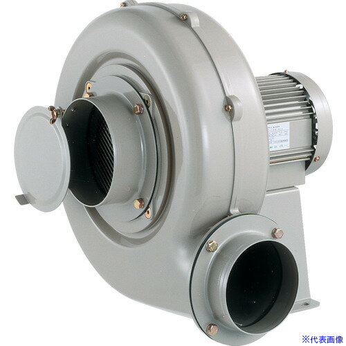 ■昭和 電動送風機 コンパクトシリーズ(0.2kW)左回転 下部水平吐出 EC75SL3A3(6539777)[送料別途見積り][法人・事業所限定][外直送]