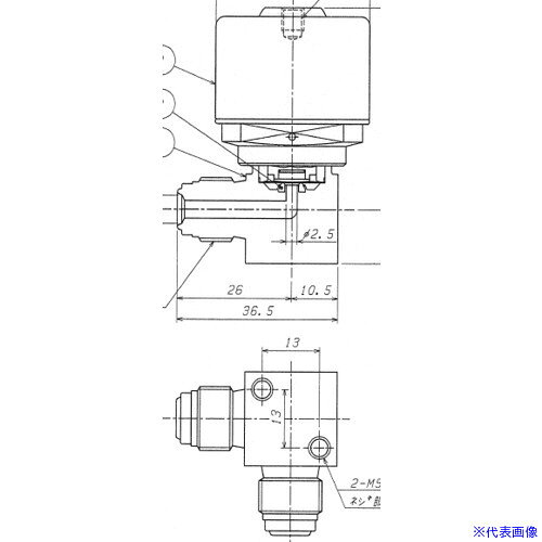 オレンジブック トラスコ中山　TRUSCOFujikin SUS鋼製自動ダイレクトダイヤフラムバルブ_1MPa_FPR−NSDCL−71 〔品番:FPRNSDCL716.35〕[ 注番:6539955]特長●メタルダイヤフラム構造により高気密性、高耐久性、コンパクト、デッドスペースフリー用途●半導体製造装置の超高純度ガスおよび可燃性、毒性ガスライン用仕様●呼び径A：UJRオス6.35mm●呼び径B：UJRオス6.35mm●全長(mm)：36.5●高さ(mm)：45.2●ハンドル長D(mm)：35●最高許容圧力(MPa)：1●使用温度範囲(℃)：-10〜80●Cv値max：0.1●清浄度：特級禁油●内面処理：電解研磨仕様2●作動形式：気体作動(N.C.)材質/仕上●ステンレス鋼製　　ボディ材質：SUS316Lセット内容/付属品注意原産国（名称）日本JANコード本体質量210gオレンジブック トラスコ中山　TRUSCOFujikin SUS鋼製自動ダイレクトダイヤフラムバルブ_1MPa_FPR−NSDCL−71 〔品番:FPRNSDCL716.35〕[注番:6539955][本体質量：210g]《包装時基本サイズ：116×106×55》〔包装時質量：235g〕分類》工事・照明用品》管工機材》バルブ☆納期情報：オレンジブック掲載以外でメーカー直送品【法人限定＝会社名ご記入お願い致します。】