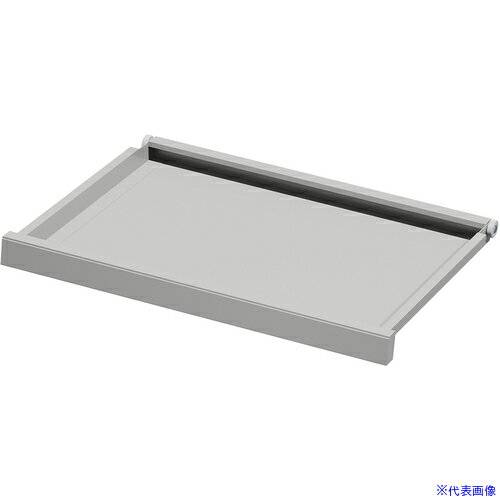 ■SANWA キーボードスライダー小(グレー) EAEKB2DGY(6543295)[法人限定][外直送元]