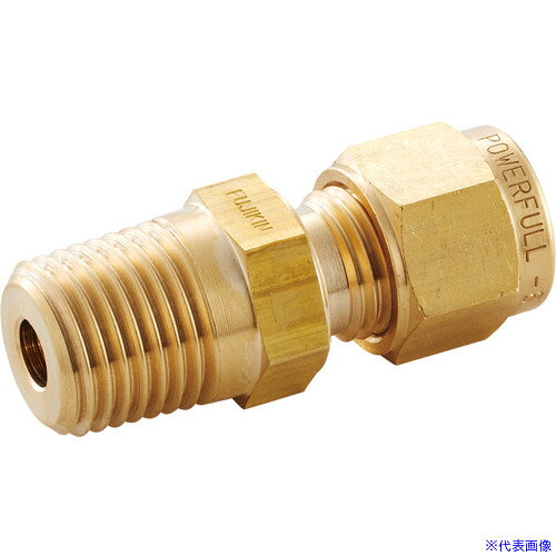 ■Fujikin 黄銅製パワフルロック継手_4.9MPa_PDW…