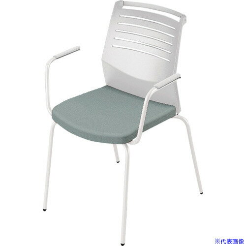 ■NAIKI ミーティングチェアー(肘付) E290型 オセディア osedia E291FH3PAT(6565882)[送料別途お見積り][法人限定][掲外取寄]