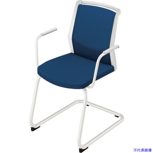 ■NAIKI ミーティングチェアー(肘付) E290型 オセディア osedia E298FKH3POB(6565914)[送料別途お見積り][法人限定][掲外取寄]