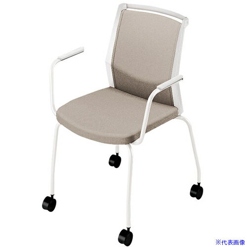 ■NAIKI ミーティングチェアー(肘付) E290型 オセディア osedia E291FKCH3PBG(6565934)[送料別途お見積..