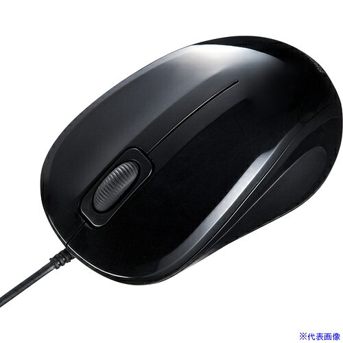 ■SANWA 抗菌・静音有線ブルーLEDマウス MAYBSK315BK(6572997)