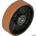 ■TRUSCO THP10ー510N、612N、48N用ステアリングホイールアッセンブリーφ160×50 ベアリング入りナイロンキャスター THP10NHA16050(6661012)