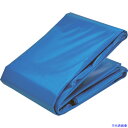 ■TRUSCO ブルーシート エコ再生シート ブルー #2500 5.4m×5.4m BSA255454A(6664566)