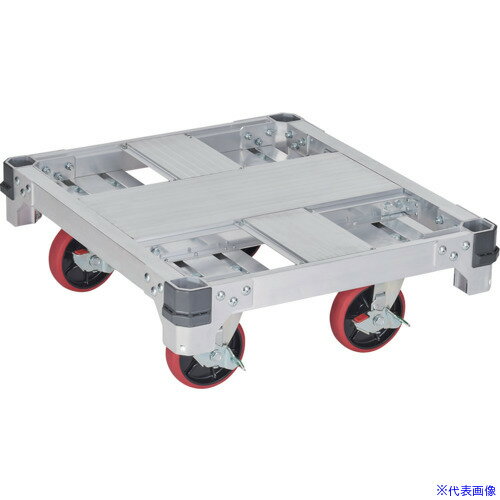 ■ハセガワ アルミ運搬車 イットン台車 4輪ミニタイプ FC40775(6683081)[送料別途お見積り][法人限定](4)