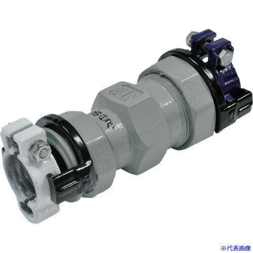 ■SKカワニシ 塩ビ管×一般配管用ステンレス鋼管用異種管継手 SKXソケット V20×Su20 SKXSV20XSU20(6740165)