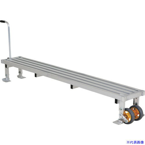 オレンジブック トラスコ中山　TRUSCOHARAX 踏み台 フミラック 〔品番:FL1800SP〕[ 注番:6758658]特長●天板がロングタイプのため左右に移動ができ、面倒な昇降回数を大幅に減らせます。●車輪が付いていますので移動が楽です。●車輪がスプリング付きで、天板に乗るだけで車輪が上がり足が設置しますから安全に作業できます。●高さを3段階に調節できます。用途●踏み台として使用します仕様●最大使用質量(kg)：100●天板高さ(m)：0.25・0.30・0.35(足が接地した状態)仕様2●組立式●天板有効幅：26cm●天板有効長：180cm●天板高さ：25・30・35cm●タイヤ付き材質/仕上●本体：アルミ合金セット内容/付属品注意原産国（名称）日本JANコード4939356402793本体質量8.2kgオレンジブック トラスコ中山　TRUSCOHARAX 踏み台 フミラック 〔品番:FL1800SP〕[注番:6758658][本体質量：8.2kg]《包装時基本サイズ：1925×320×275》〔包装時質量：8kg〕分類》工事・照明用品》はしご・脚立》作業台・踏台☆納期情報：オレンジブック掲載以外でメーカー直送品【法人限定＝会社名ご記入お願い致します。】