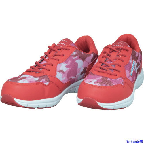 ■サンダンス RS−01 軽量メッシュセーフティー レッドCAMO 27.0cm RS01CMRDCAMO27.0(6763368)[送料別途お見積...