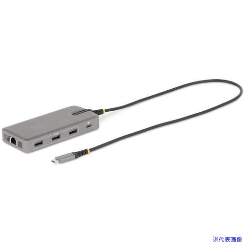 オレンジブック トラスコ中山　TRUSCOStarTech ドッキングステーション/USB−C/トリプルモニター/4K HDMI&DP/100W PD/USBハブ/LAN/Win 〔品番:117BUSBCMULTIPORT〕[ 注番:6768061]特長●USB-C接続トリプルモニター対応のマルチポートアダプターです。●2x HDMI & 2x DisplayPort 1.4から3つのビデオ出力を組み合わせ、最大3台の外部モニター出力が可能です。●100W PD機能を備えており、アダプター用に15W、ホストノートPC充電用に最大85Wを確保します。●WindowsおよびChromeOS搭載のUSB-C、USB4、Thunderbolt 3およびThunderbolt 4デバイスに対応しています。仕様●色：グレー●ケーブル長(m)：0.6●幅(mm)：56●奥行(mm)：122●高さ(mm)：18●ポート数：9●インターフェース：USB 3.2 Gen 2 (10 Gbps)●コネクタ形状：USB-C仕様2●外部ポート：2x HDMI、2x DisplayPort、1x USB-C (Power Deliveryのみ対応)、3x USB-A、1x RJ-45●対応OS：Windows 8.1/10/11、Chrome OS 78.x●対応ディスプレイ数：3●最大データ転送速度：10Gbps●電力供給方法：USBバスパワーとUSB-C対応ACアダプタ●製品重量：113g材質/仕上セット内容/付属品注意原産国（名称）フィリピンJANコード本体質量113gオレンジブック トラスコ中山　TRUSCOStarTech ドッキングステーション/USB−C/トリプルモニター/4K HDMI&DP/100W PD/USBハブ/LAN/Win 〔品番:117BUSBCMULTIPORT〕[注番:6768061][本体質量：113g]《包装時基本サイズ：241×124×32》〔包装時質量：210g〕分類》オフィス・住設用品》OA用品》ケーブル☆納期情報：オレンジブック掲載以外でメーカー直送品（送料元払い）【法人限定＝会社名ご記入お願い致します。】※北海道・沖縄・離島は運賃別途商品も含む