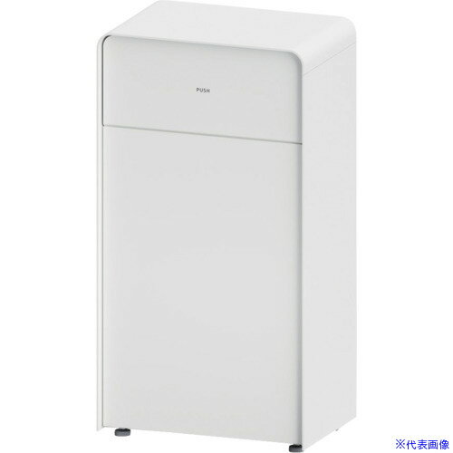 ■ミヅシマ Mseries 中型屑入 ノーマル ホワイト 3621110(6797113)[送料別途見積り][法人・事業所限定][外直送]