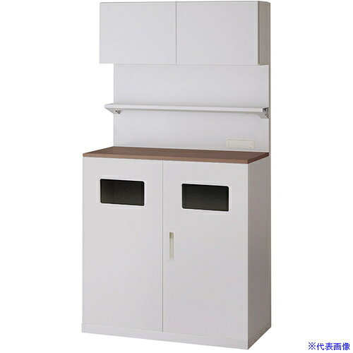 ■NAIKI カフェキャビネット CF0918BTKTPWWN(6798510)[送料別途お見積り][法人限定][掲外取寄]