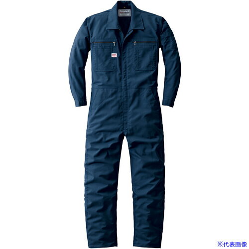 ■AUTO−BI 通年モデル つなぎ服24030−001ネイビーブルー Mサイズ 24030001M(6802775)[送料別途お見積り]..