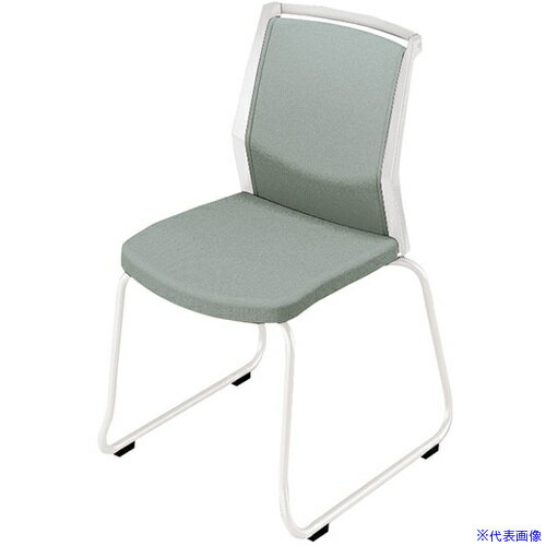 Office Chairs - ■NAIKI ミーティングチェアー(肘無) E290型 オセディア osedia E292FKH3PAT(6808534)[送料別途お見積り][法人限定][掲外取寄]
