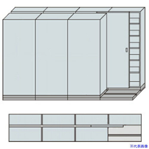 ■NAIKI 並行移動2列4連ベースセット MCW2421ACW(6808750)[送料別途お見積り][法人限定][掲外取寄]