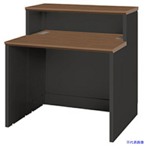 オレンジブック トラスコ中山　TRUSCONAIKI 受付用カウンター 〔品番:XC0990UBWNAWN〕[ 注番:6808905]特長仕様●間口(mm)：900●奥行(mm)：840●高さ(mm)：950●色：天板：ダークウォールナット...