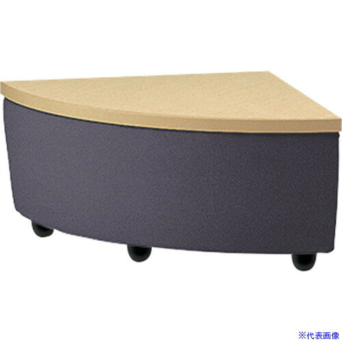 ■NAIKI コーナーテーブル RT260RCDGLNW(6813455)[送料別途お見積り][法人限定][掲外取寄]
