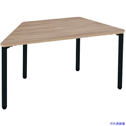 ■NAIKI ミーティングテーブル フリーモブ FM型/天板:サンドオーク 脚:ブラック/W1200×D520×H720 FMD125..