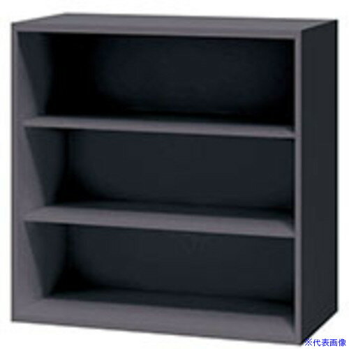 ■NAIKI オープン書庫 CWS型収納庫(ブラックタイプ) CWS0909NB(6814892)[送料別途お見積り][法人限定][掲外取寄]