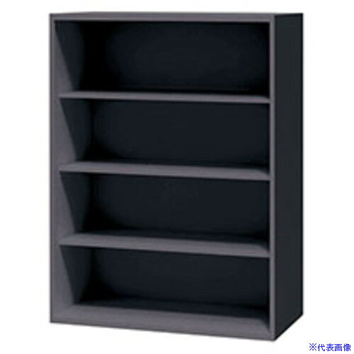 Rakuten - ■NAIKI オープン書庫 CWS型収納庫(ブラックタイプ) CWS0912NB(6815050)[送料別途お見積り][法人限定][外直送]
