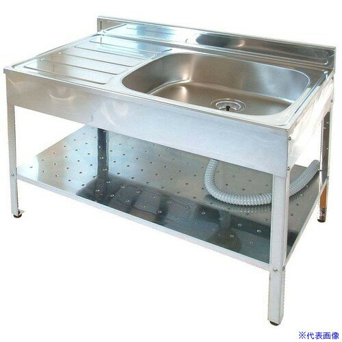 ■SANKA ステンレス流し台 アウトドアキッチン1000 SK1000(6842337)[送料別途見積り][法人・事業所限定][掲外取寄]