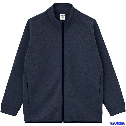 樂天商城 - ■LIFEMAX ドライストレッチトラックジャケット(ポリジン加工) ネイビー XL MS21338XL(6852353)[送料別途お見積り][法人限定][外直送]