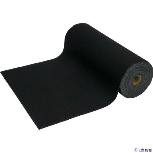 ■ワタナベ パンチカーペット ブラック 防炎 182cm×30m CPS71818230(6863440)[送料別途見積り][法人・事業所限定][掲外取寄]