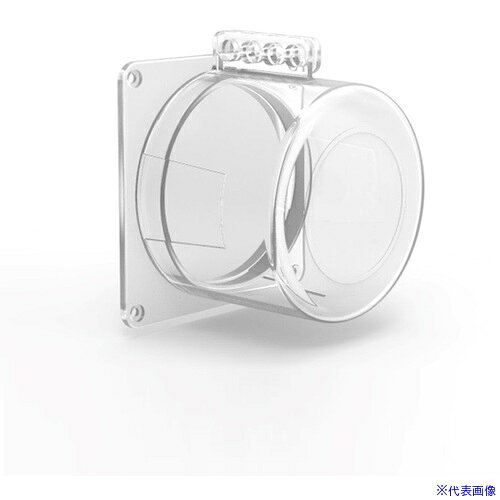 ■セーフラン スイッチロックアウトデバイス(丸型) 透明 内寸φ75x H65.5mm J2647(6867661)[送料別途お見積り][法人限定][外直送]
