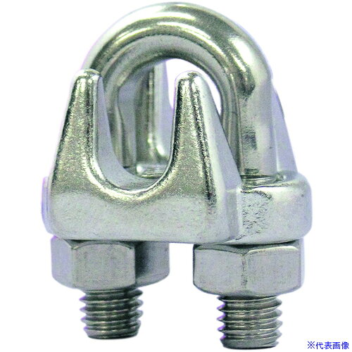 オレンジブック トラスコ中山　TRUSCODAIDOHANT ステンレス ワイヤークリップ M5 (A)6.5×(B)29×(C)16.5mm 〔品番:10101912〕[ 注番:6876024]特長●ワイヤーロープの先端を2つ折りにして、ループ状にしたワイヤーの重なり部分を締め付ける金具です。仕様●A(mm)：6.5●B(mm)：29●C(mm)：16.5●サイズ：M5仕様2材質/仕上●SUS304セット内容/付属品注意原産国（名称）中国JANコード4962123019122本体質量24gオレンジブック トラスコ中山　TRUSCODAIDOHANT ステンレス ワイヤークリップ M5 (A)6.5×(B)29×(C)16.5mm 〔品番:10101912〕[注番:6876024][本体質量：24g]分類》金物・建築資材》建築金物》荷役金具☆納期情報：メーカー取り寄品（弊社より発送）