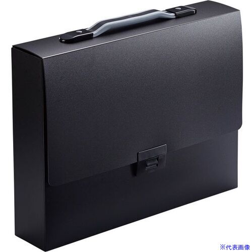 ■KING JIM キャリングケーステフィット黒 A4 282WBK(6877158)[送料別途見積り][法人・事業所限定][掲外取寄]