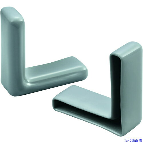 ■IWATA 保護キャップ Lアングル(R無)用 (100個入) 灰 HLGYLN50X4-B(6877316)[送料別途お見積り][法人限..