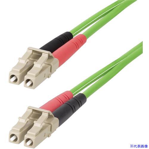 ■StarTech 光ファイバーケーブル/OM5マルチモード/2m/LC−LC/50/125/2芯/100G/ネットワーク パッチコー..